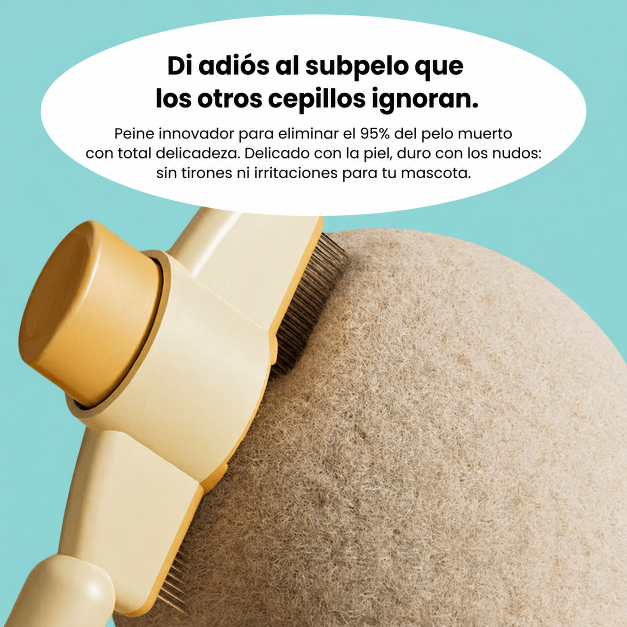 Cepillo antiepelo para gatos