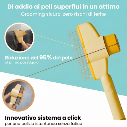 Spazzola antipeli per gatti