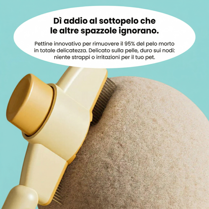 Spazzola antipeli per gatti